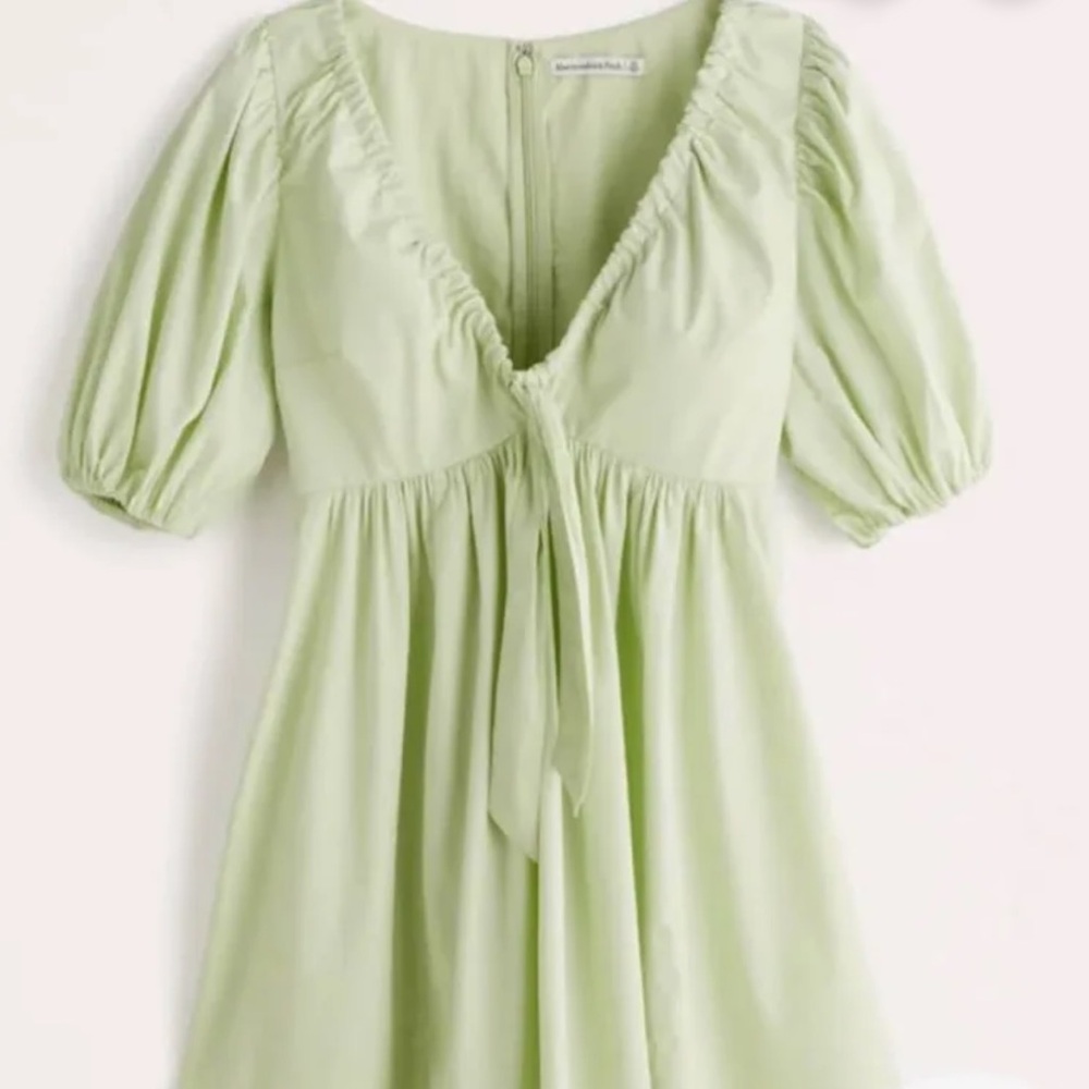 Abercrombie & Fitch Light Green Mini Dress